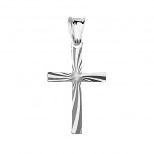 Cruciulita argint pandantiv radiant DiAmanti K0011R-DIA